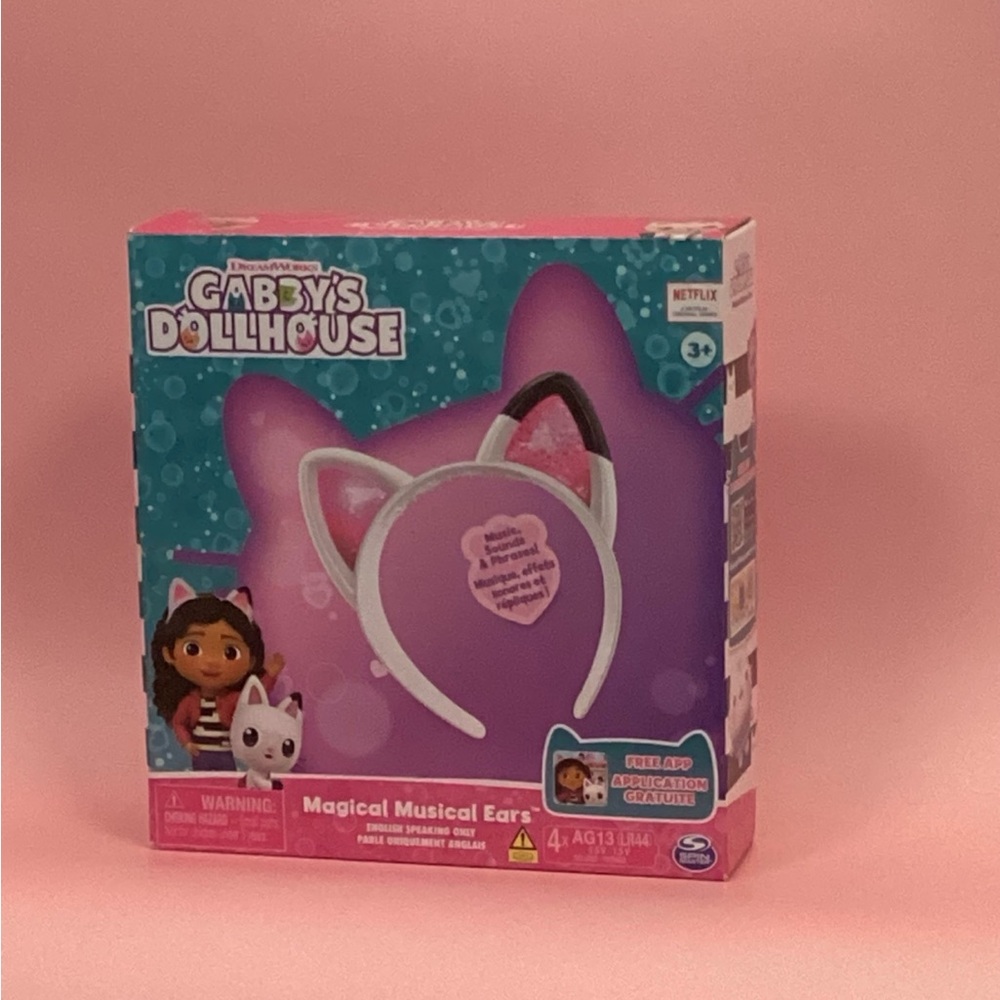 Gabby's Dollhouse Musical Ears - Pink and White